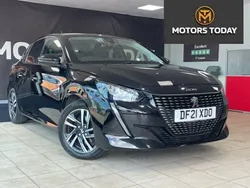 Black Used 2021 Peugeot 208 Allure Premium Hatchback | £12,490 (Fair price)