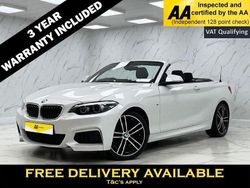 White Used 2019 BMW 218 M Sport Cabriolet | £18,295 (A bit pricey)