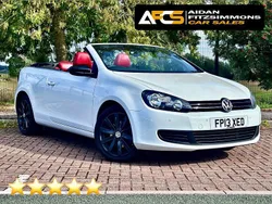 White Used 2013 VW Golf Cabriolet SE Cabriolet | £5,880 (Fair price)