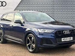 Blue Used 2022 Audi Q7 Black Edition SUV | £40,869 (Fair price)