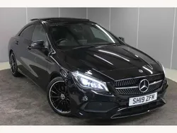 Black Used 2019 Mercedes CLA200 AMG line Coupe | £16,995 (Fair price)