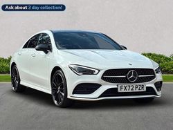 White Used 2022 Mercedes CLA250e AMG Line Premium Plus Sedan | £28,699 (Fair price)