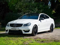 White Used 2013 Mercedes C63 AMG Coupe | £17,995