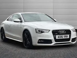 White Used 2016 Audi A5 S-Line Coupe | £10,990 (Fair price)