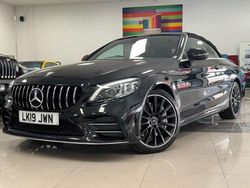 Black Used 2019 Mercedes C43 AMG Premium Cabriolet | £27,995 (Fair price)