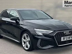 Black Used 2021 Audi A3 S-Line Hatchback | £20,104 (A bit pricey)