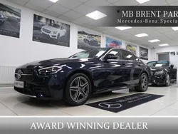 Blue Used 2022 Mercedes E300 AMG line Sedan | £28,000 (Super price)