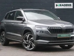 Graphite grey metallic Used 2024 Skoda Karoq SportLine SUV | £26,995 (Good price)