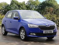 Energy blue Used 2021 Skoda Fabia SE Hatchback | £9,495 (Fair price)