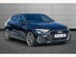Mythos black Used 2022 Audi A3 S-Line Hatchback | £20,850 (A bit pricey)