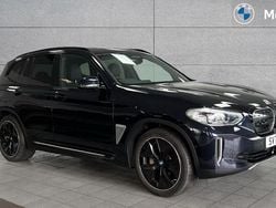 Carbon black Used 2021 BMW iX3 Shadowline SUV | £25,181 (Fair price)