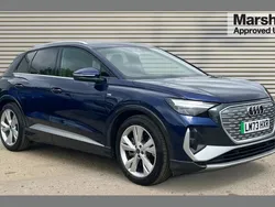 Blue Used 2023 Audi Q4 e-tron S-Line SUV | £27,941 (Good price)