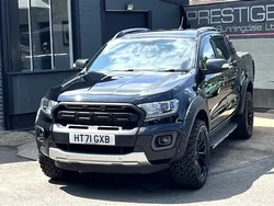 Agate black metallic with wildtrak 1 2 leather Used 2021 Ford Ranger Wildtrack Pickup | £22,950 (Fair price)