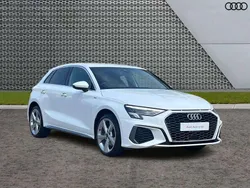 White Used 2020 Audi A3 S-Line Hatchback | £19,895 (Fair price)