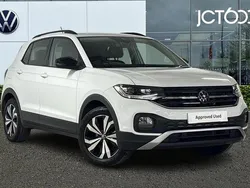 White Used 2023 VW T-Cross Black Edition SUV | £18,443 (Fair price)