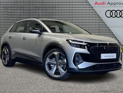 Silver Used 2025 Audi Q4 e-tron Black Edition SUV | £42,600 (Good price)