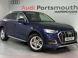 Blue Used 2021 Audi Q5 Sport SUV | £28,240 (Fair price)