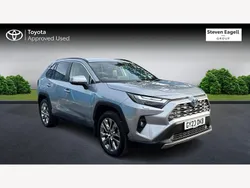 Silver Used 2023 Toyota RAV4 Hybrid SUV | £32,911 (Fair price)