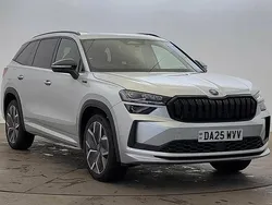Brilliant silver metallic Used 2025 Skoda Kodiaq SportLine SUV | £37,495 (A bit pricey)