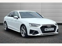 White Used 2022 Audi A4 S-Line Sedan | £23,050 (Fair price)