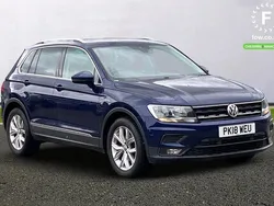 Blue Used 2018 VW Tiguan SE SUV | £12,799 (Good price)