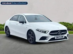 White Used 2021 Mercedes A180 Executive Sedan | £20,689 (Fair price)