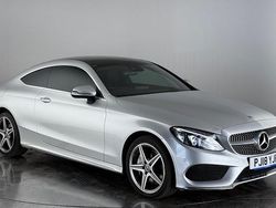 Silver Used 2018 Mercedes C250 AMG Line Premium Plus Coupe | £18,100 (Fair price)