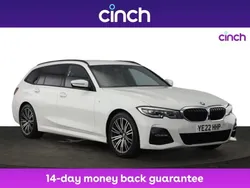 White Used 2022 BMW 320 M Sport Estate | £23,899 (Fair price)