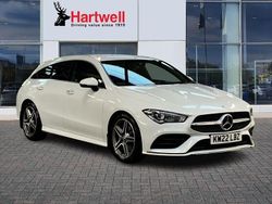 White Used 2022 Mercedes CLA200 AMG Line Premium Estate | £22,495 (Fair price)