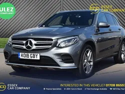 Grey Used 2018 Mercedes GLC220 AMG Line Premium Estate | £22,160 (Fair price)
