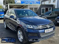 Blue Used 2014 VW Touareg R-line SUV | £13,999 (Fair price)