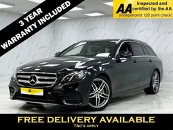 Black Used 2018 Mercedes E220 AMG line Estate | £16,795 (Good price)
