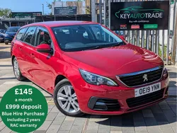Red Used 2019 Peugeot 308 Active Estate | £6,999 (Fair price)