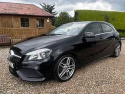 Black Used 2018 Mercedes A180 AMG line Hatchback | £12,500 (A bit pricey)
