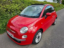 Red Used 2014 Fiat 500 Lounge Cabriolet | £3,495 (Good price)