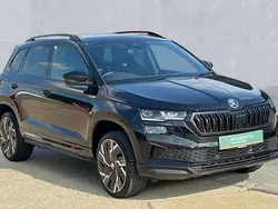 Black magic pearl effect Used 2024 Skoda Karoq SportLine SUV | £27,590 (Fair price)