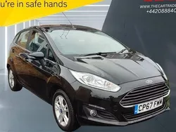 Black Used 2017 Ford Fiesta Zetec Hatchback | £10,088 (Fair price)
