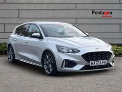 Silver Used 2020 Ford Focus ST-Line Hatchback | £13,495 (Fair price)