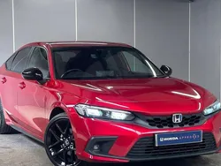 Red Used 2022 Honda Civic Sport Hatchback | £22,995 (Fair price)