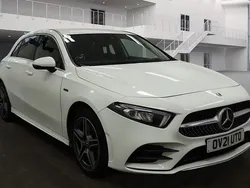 White Used 2021 Mercedes A250 AMG line Hatchback | £15,299 (Fair price)