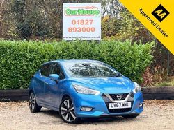 Blue Used 2018 Nissan Micra Tekna Hatchback | £8,299 (Fair price)