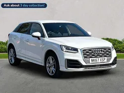 White Used 2017 Audi Q2 S-Line SUV | £12,899 (Fair price)