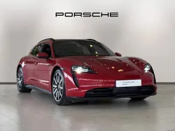 Carmine red Used 2023 Porsche Taycan 4S Sport Turismo Sedan | £66,990 (Fair price)