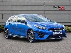 Blue Used 2022 Kia Ceed GT GT-Line Hatchback | £16,994 (Fair price)