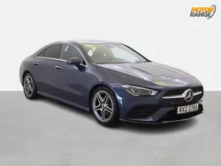 Blue Used 2022 Mercedes CLA180 AMG Line Premium Plus Sedan | £23,895 (Fair price)