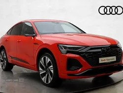 Red Used 2023 Audi Q8 e-tron Comfort SUV | £52,990