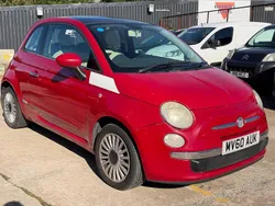 Red Used 2010 Fiat 500 Lounge Hatchback | £1,150 (Fair price)