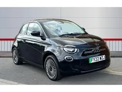 Black Used 2022 Fiat 500e Icon Hatchback | £10,498 (Fair price)