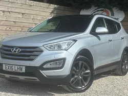Silver Used 2016 Hyundai Santa Fe Premium SE SUV | £9,995 (Good price)