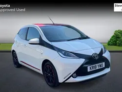 White Used 2018 Toyota Aygo x-press Hatchback | £9,198 (A bit pricey)